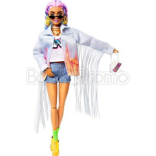 BAMBOLA BARBIE EXTRA N.5 CON 15 ACCESSORI IN OFFERTA